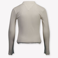 Tommy Hilfiger Kinder Meisjes T-Shirt In Off White