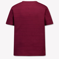 Tommy Hilfiger Kinder Jongens T-Shirt In Bordeaux