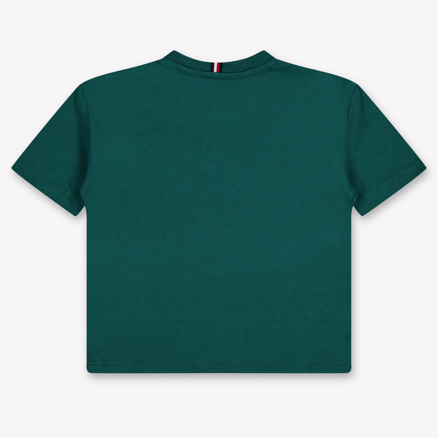 Tommy Hilfiger Baby Jongens T-Shirt In Donker Groen