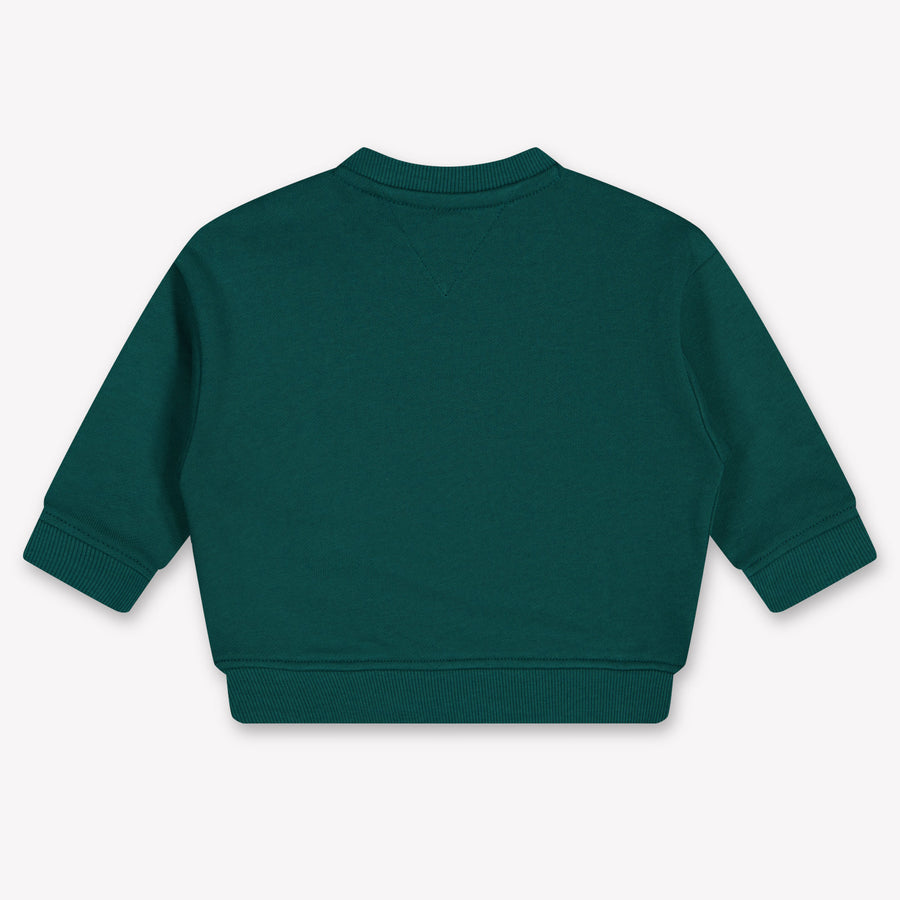 Tommy Hilfiger Baby Jongens T-Shirt In Donker Groen