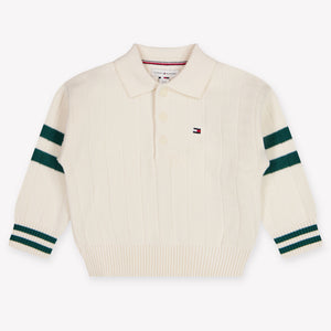 Tommy Hilfiger Baby Jongens Trui In Off White