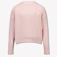 Tommy Hilfiger Kinder Meisjes Trui In Licht Roze