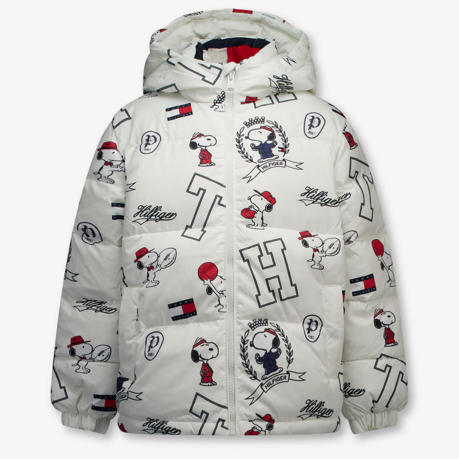 Tommy Hilfiger Kids Unisex Winter coat In OffWhite