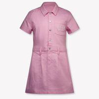 Tommy Hilfiger Kinder Meisjes Jurk In Licht Roze
