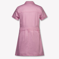 Tommy Hilfiger Kinder Meisjes Jurk In Licht Roze