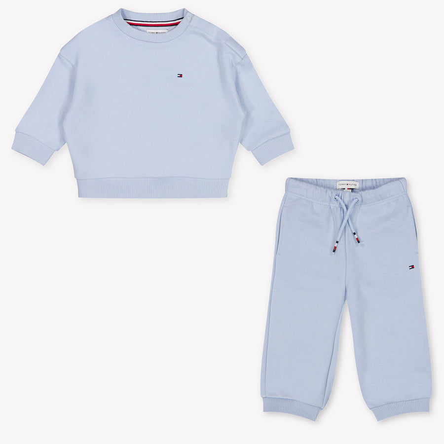 Tommy Hilfiger Baby Unisex Jogging suit In Light Blue