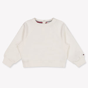 Tommy Hilfiger Baby Girls Sweater In OffWhite