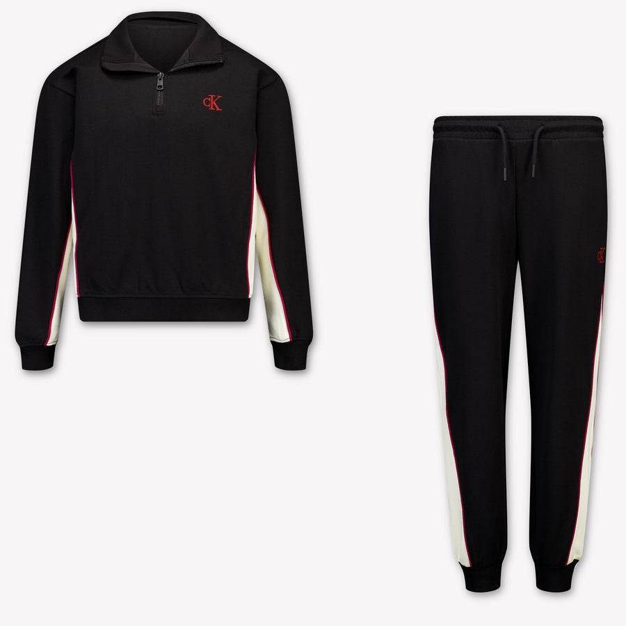 Calvin Klein Kids Boys Jogging suit In Black