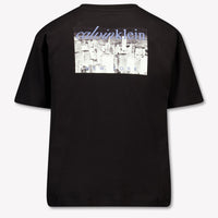 Calvin Klein Kinder Jongens T-Shirt In Zwart