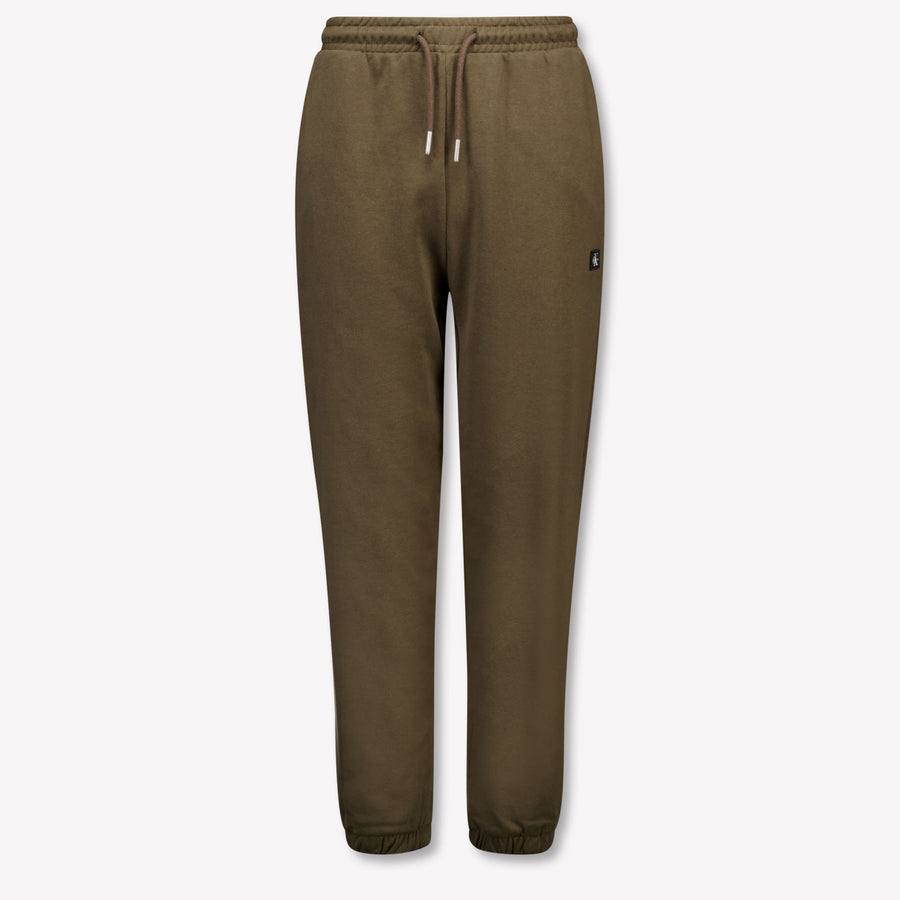 Calvin Klein Kids Boys Pants In Brown