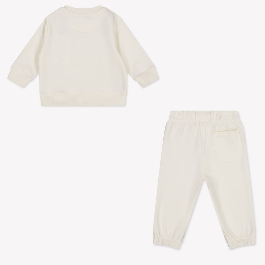 Calvin Klein Baby Unisex Joggingpak In Off White