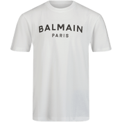 Balmain Kids Unisex T-Shirt White
