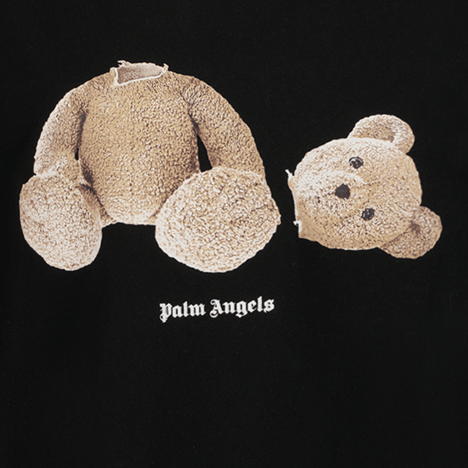 Palm Angels Kinder Jongens T-Shirt Zwart