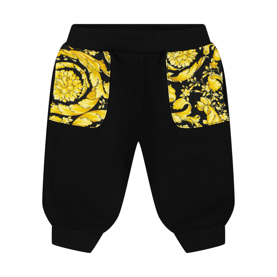 Versace Baby Unisex Broek Zwart 9/12