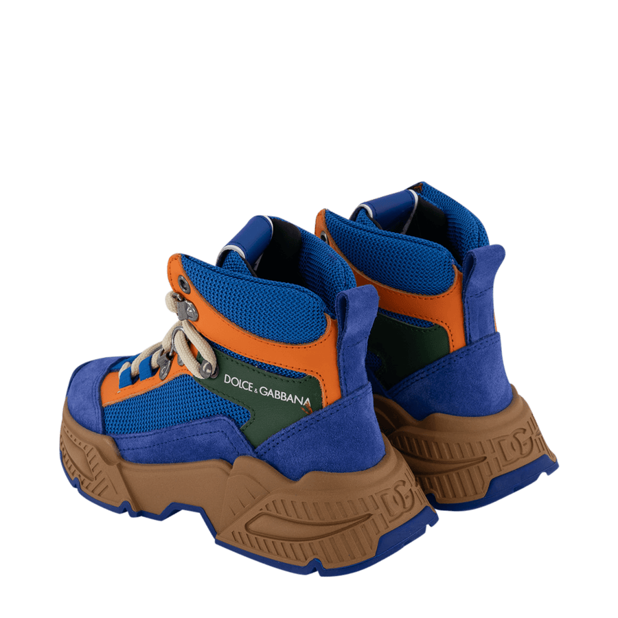 Dolce & Gabbana Kinder Jongens Sneakers Cobalt Blauw