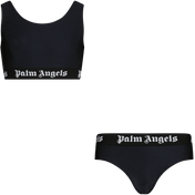 Palm Angels Children's Girls Swimwear Black