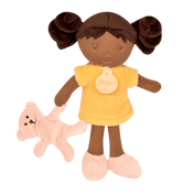 Doudou et Compagnie Baby Premiere Poupee Geel