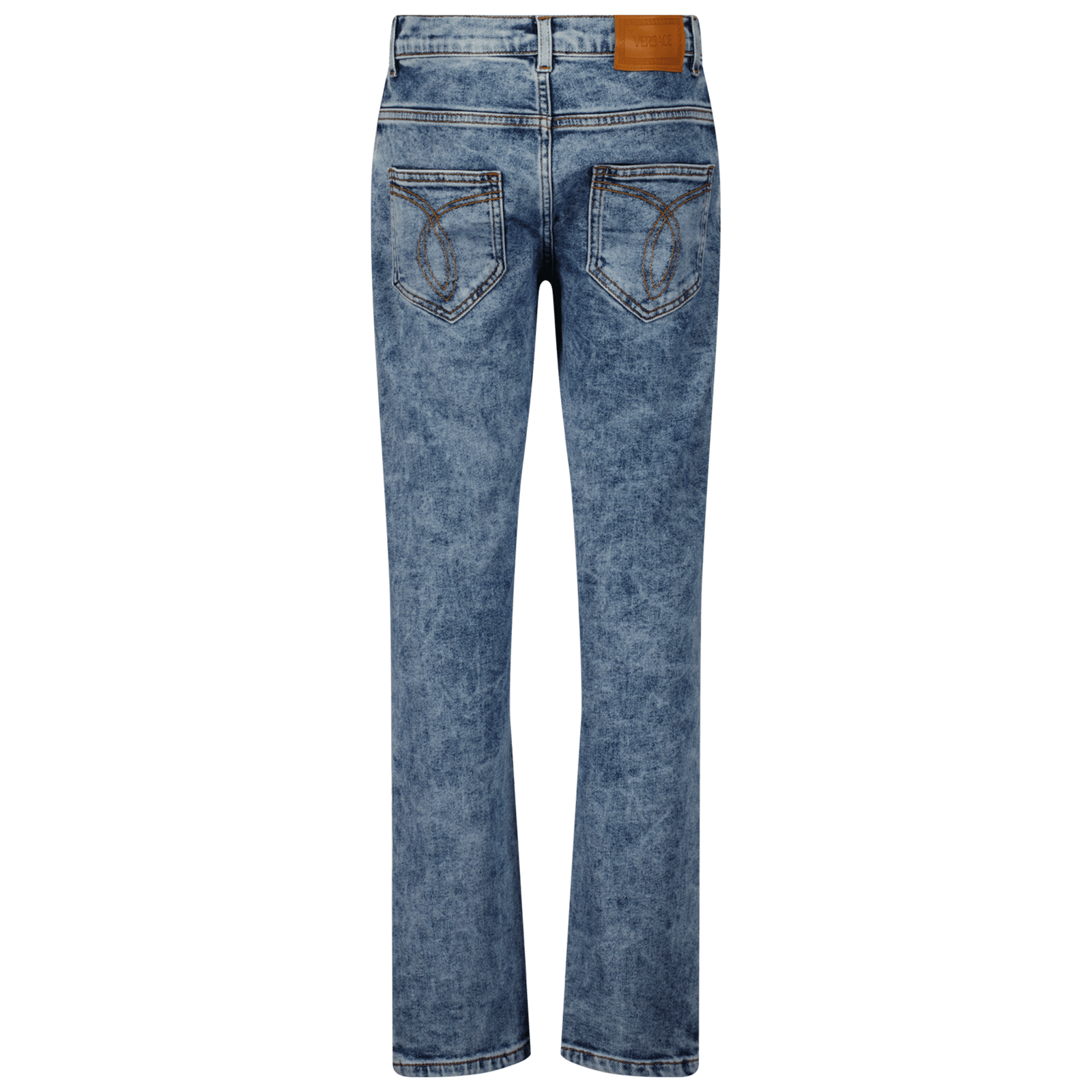 Versace Kinder Unisex Jeans Blauw 4Y