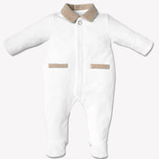 First Baby Unisex Playsuit Beige