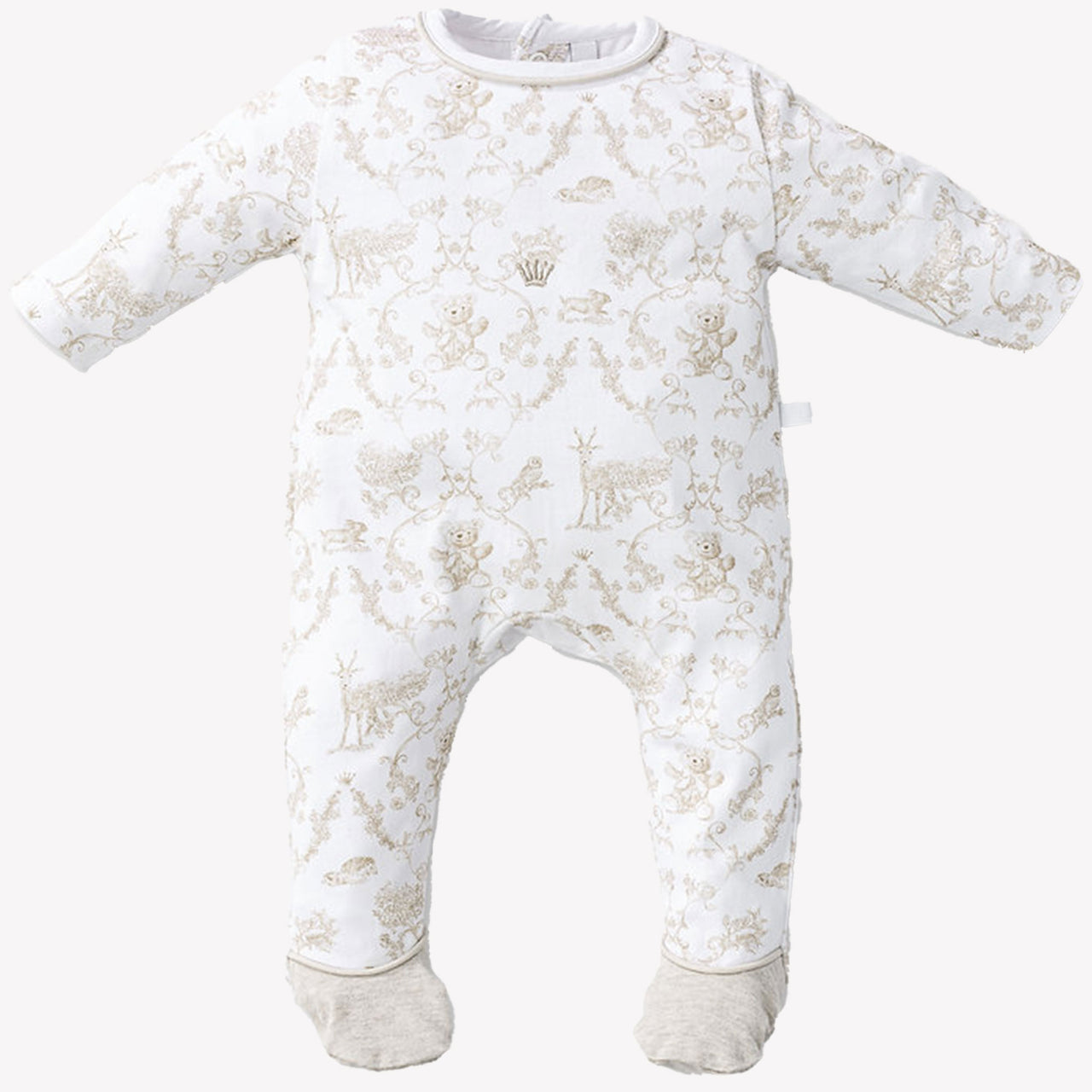 First Baby Unisex Playsuit  White