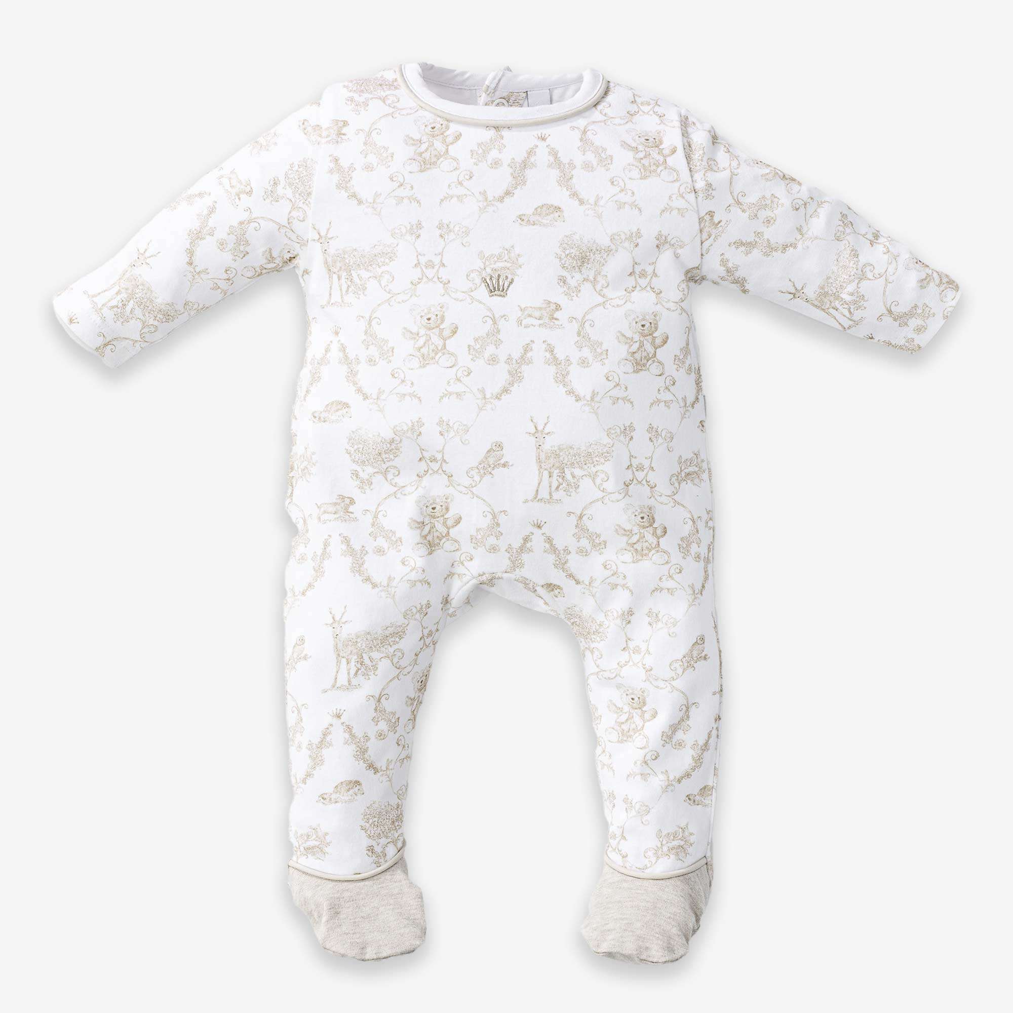 First Baby Unisex Rompertje In Wit
