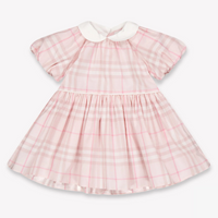 Burberry Aria Baby Girls Dress In Light Pink