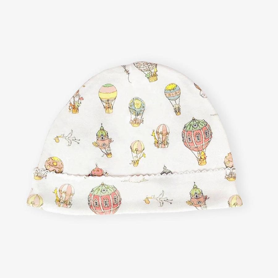 Atelier Choux Baby Unisex Beanie in White