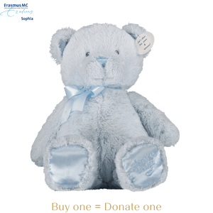 Superstellar x Sophia - Knuffelbeer Blauw 35 CM
