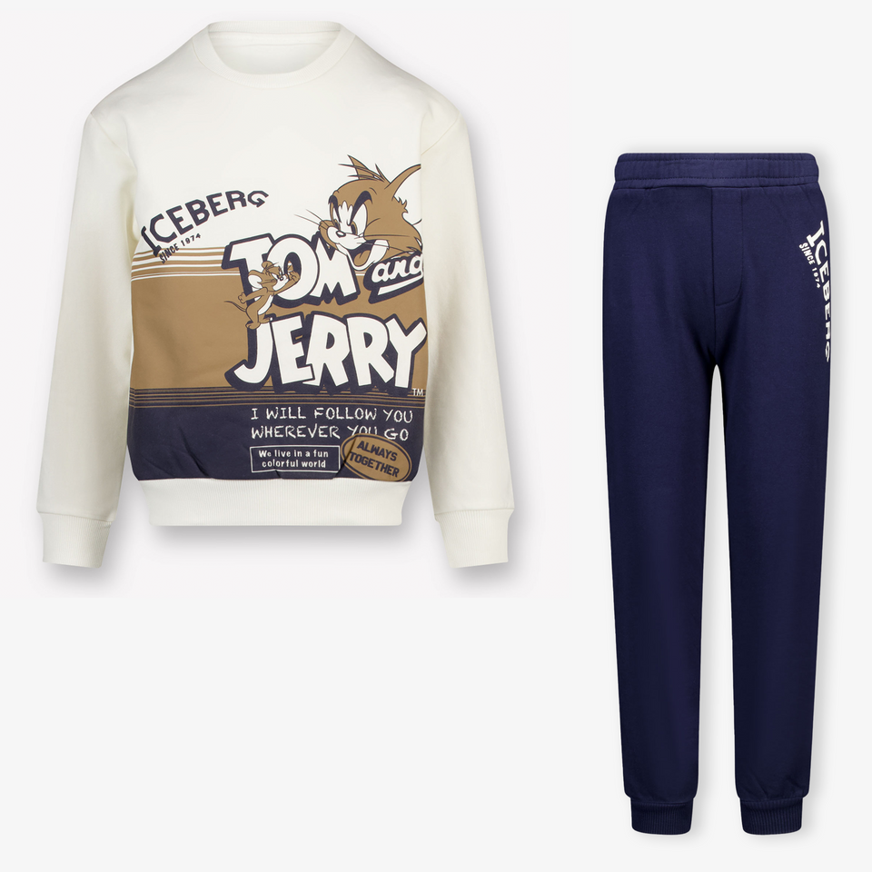 Iceberg Kids Boys' Tracksuit  Offwhite