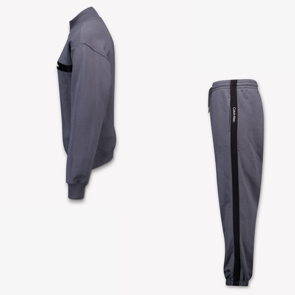 Calvin Klein Kids Boys Jogging suit In Dark Gray