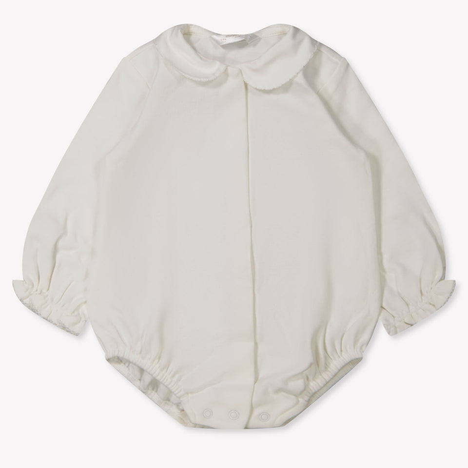 Mayoral Baby Meisjes Rompertje In Off White