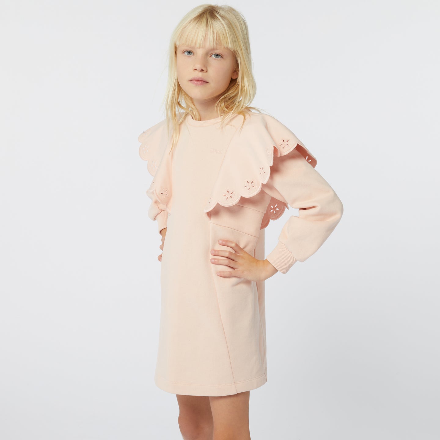 Chloe Meisjes Jurk Licht Roze 4Y