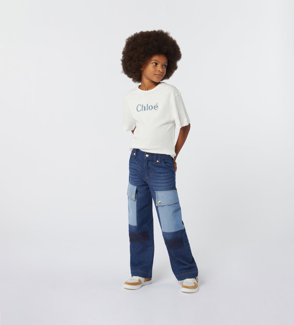 Chloé Meisjes Jeans Blauw