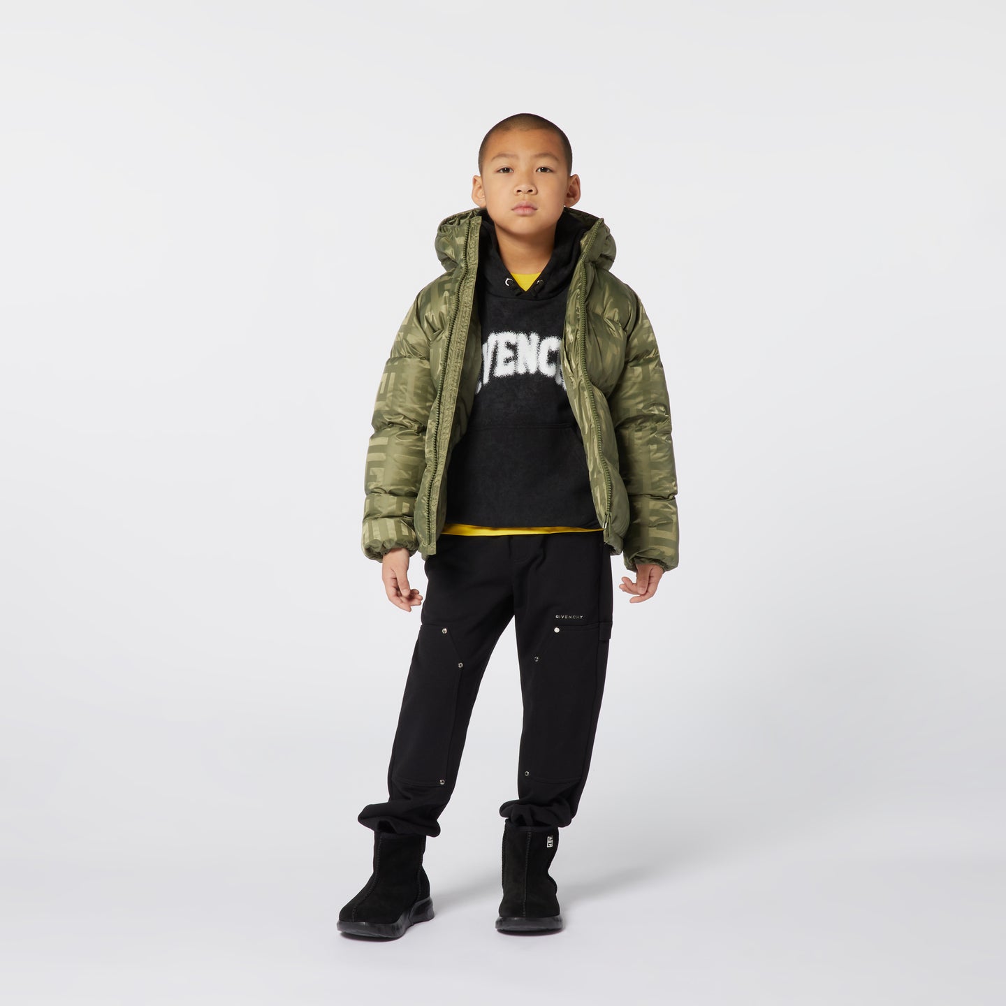 Givenchy Boys winter coat Army