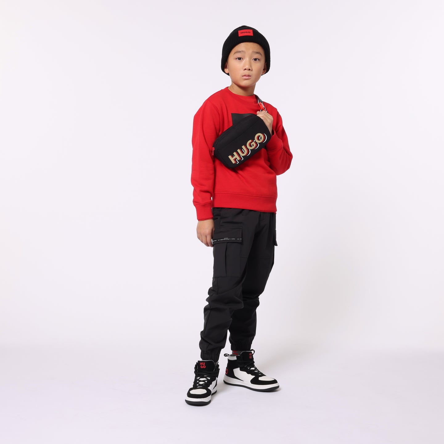 Hugo Children's Boys Sweater Red