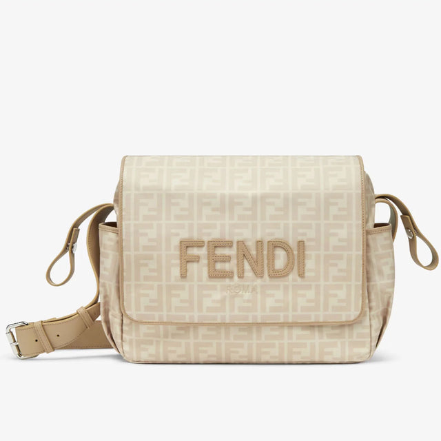 Fendi Baby Unisex diaper bag in Beige