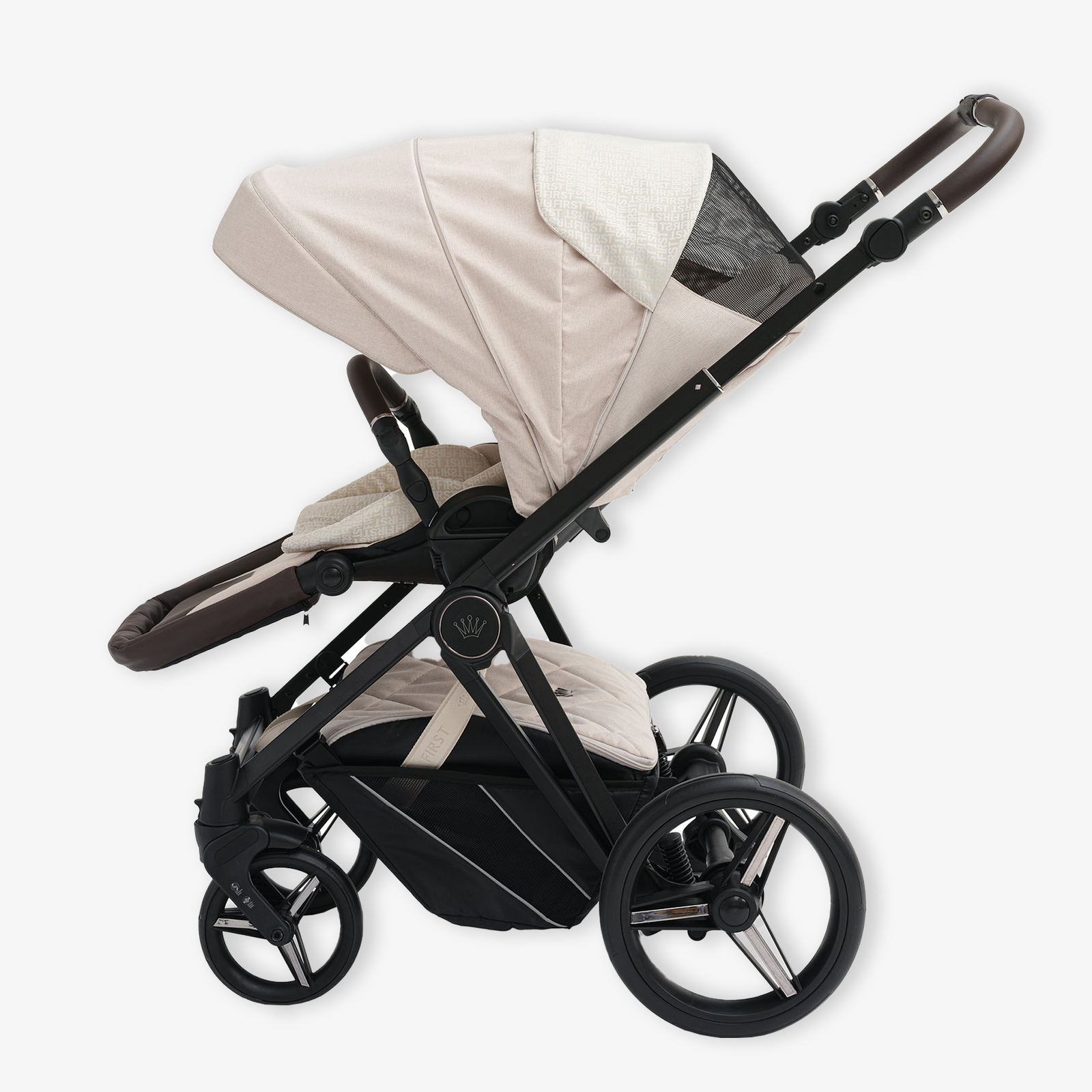 First Orly Fold&Go Kinderwagen in Beige