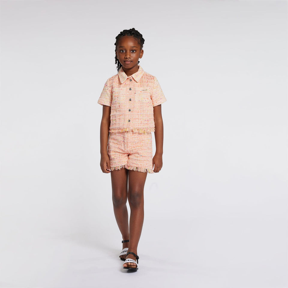 Givenchy Kinder Meisjes Shorts Peach