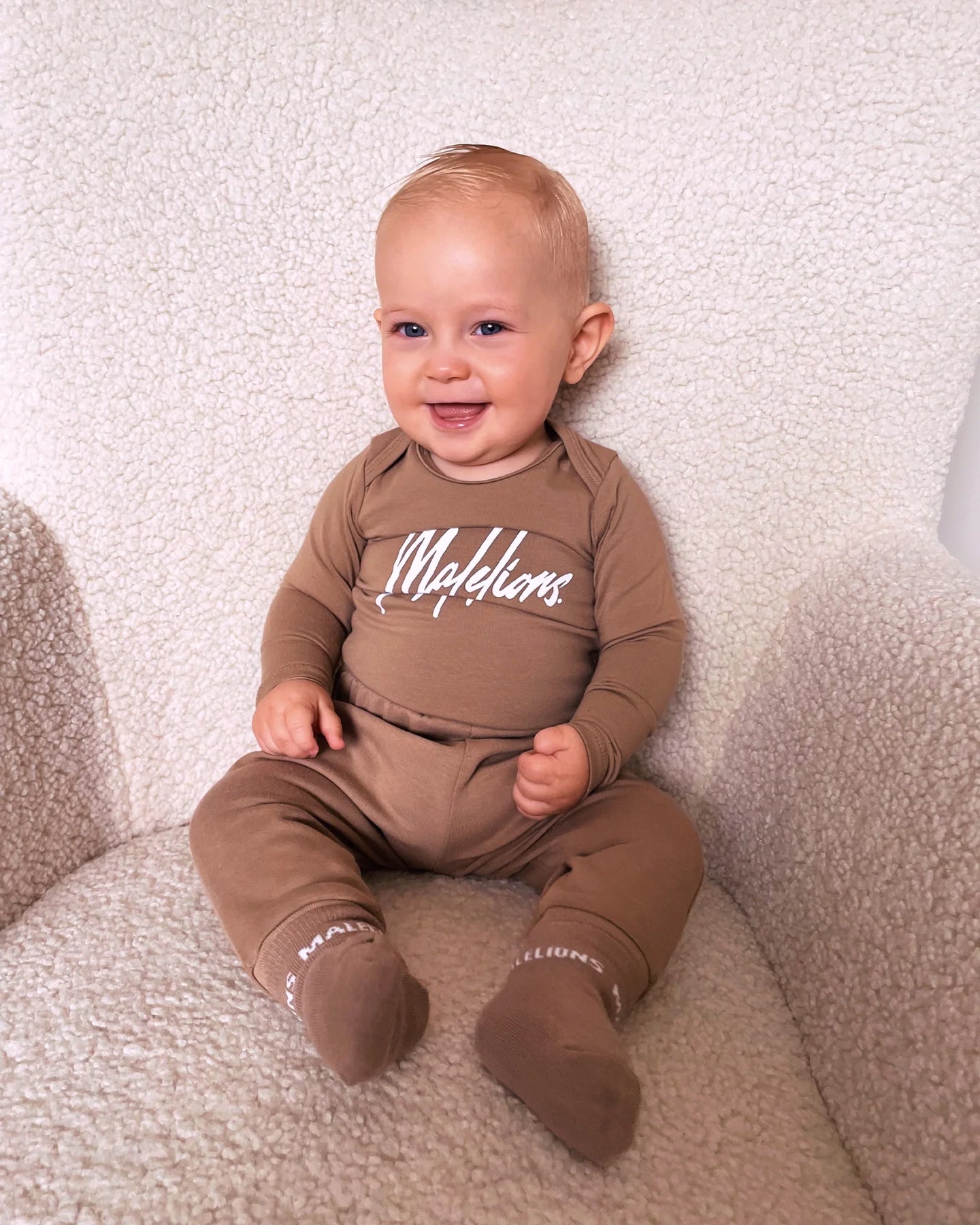 Malelions Baby Unisex Rompertje Beige