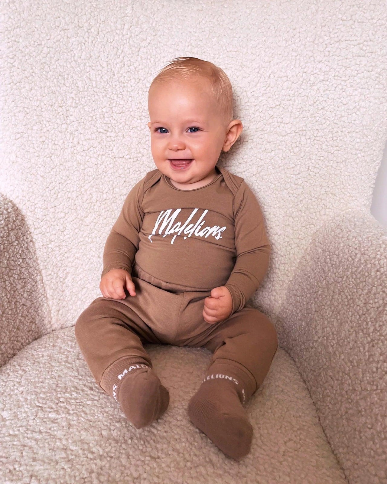 Malelions Baby Unisex Rompertje Beige