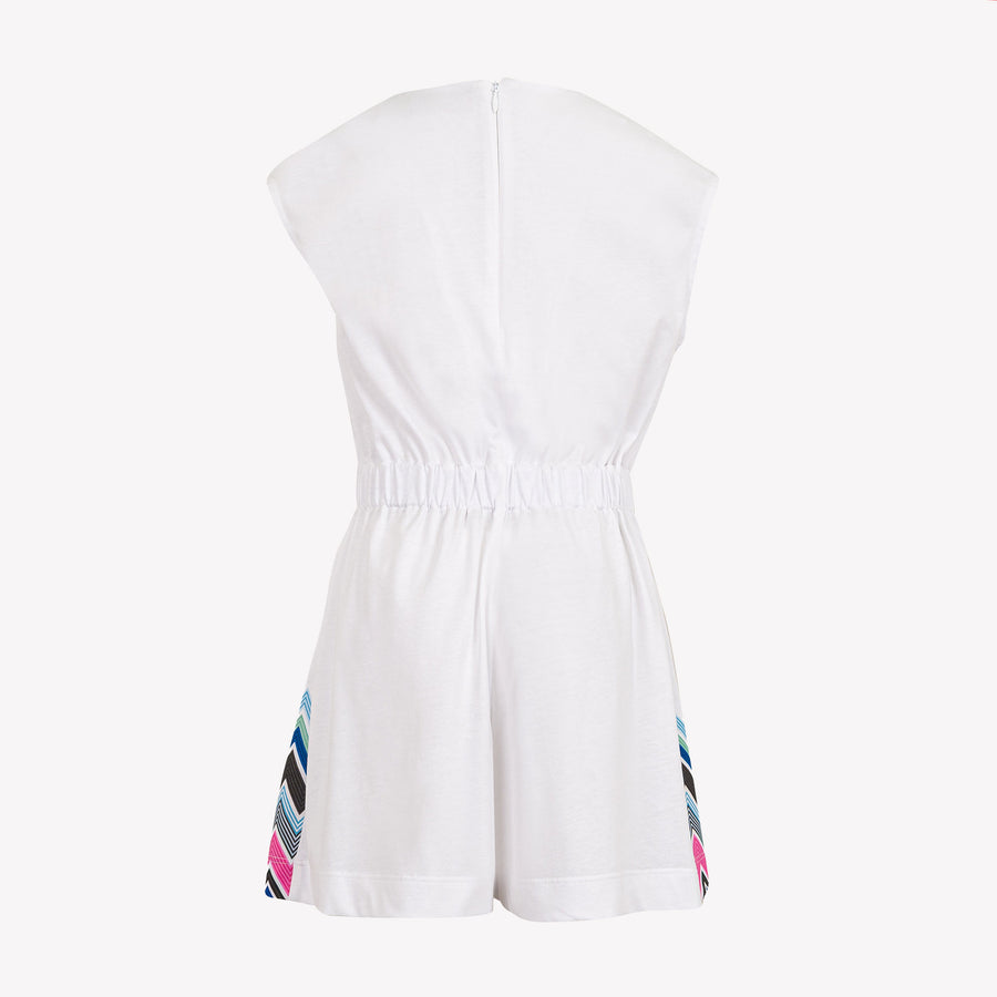 Missoni Kinder Meisjes Jumpsuit In Wit