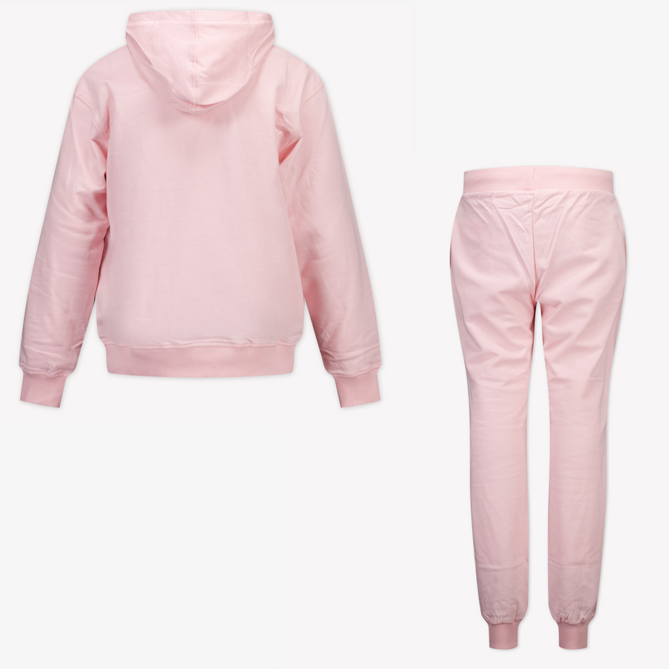 Moschino Kinder Unisex Joggingpak In Licht Roze