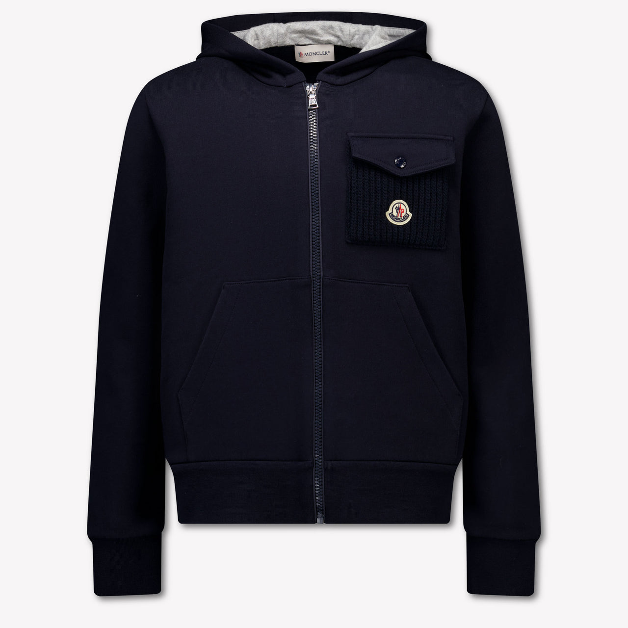 Moncler Kids Boys Cardigan In Navy