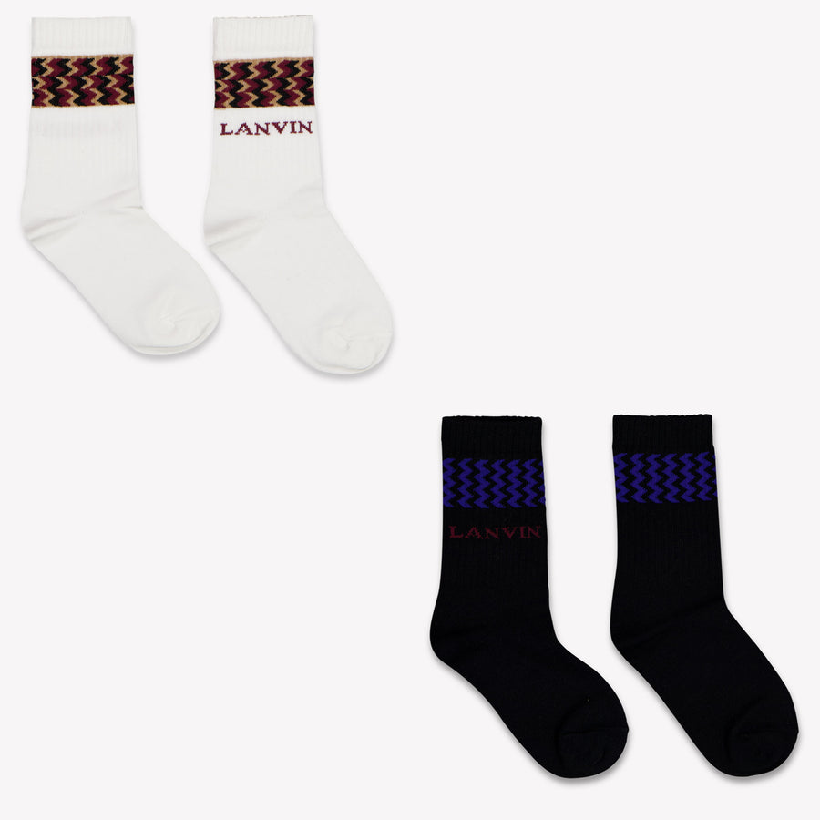Lanvin Kinder Jongens Sokken In Wit