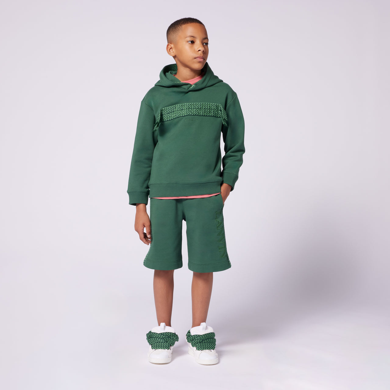Lanvin Kinder Jongens Shorts In Groen