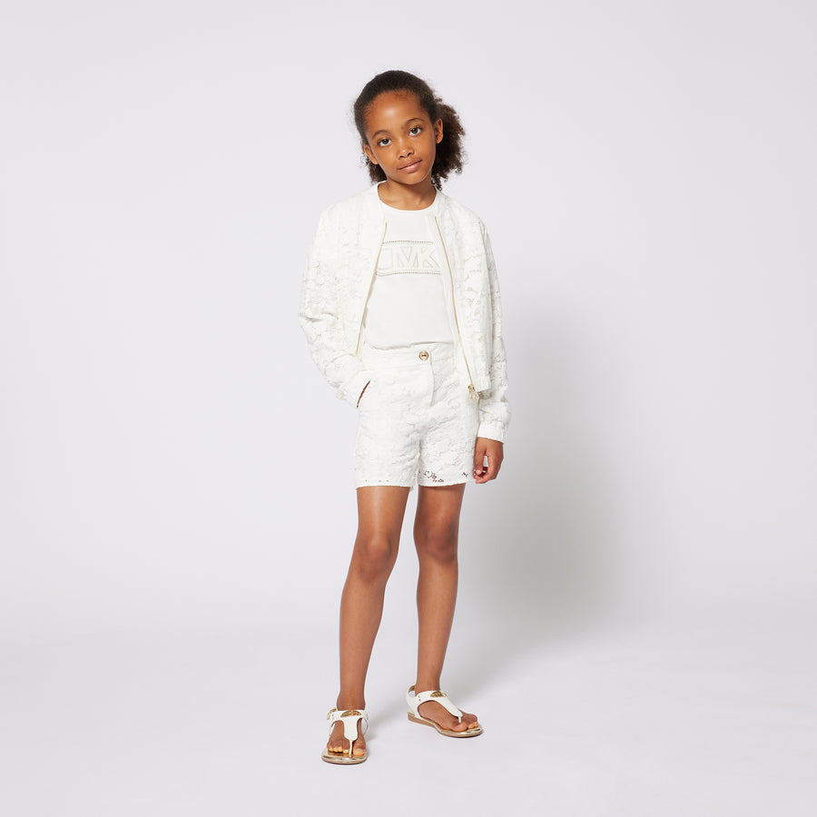 Michael Kors Kids Girls Shorts  White