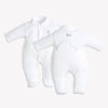 First Baby Unisex Playsuit  White