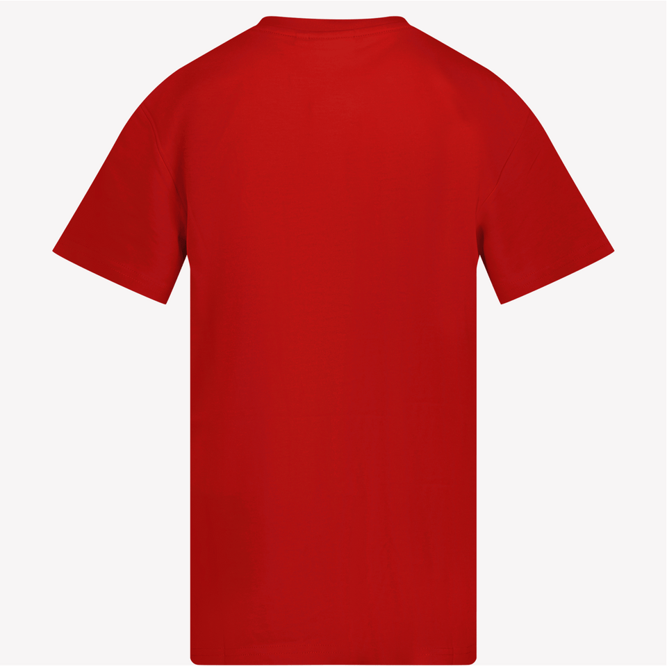 HUGO Kinder Jongens T-Shirt Rood 4Y