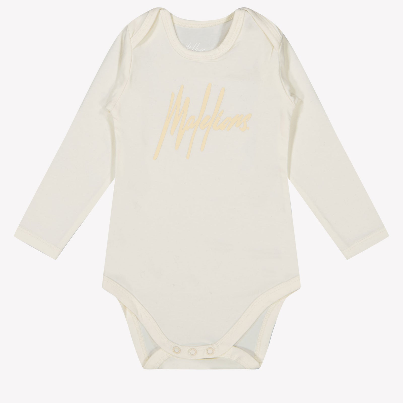 Malelions Baby Unisex Romper OffWhite