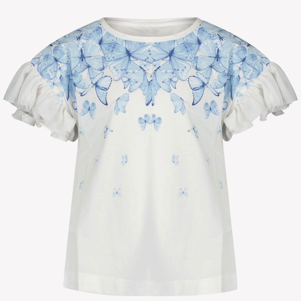 MonnaLisa Kinder Meisjes T-Shirt In Wit